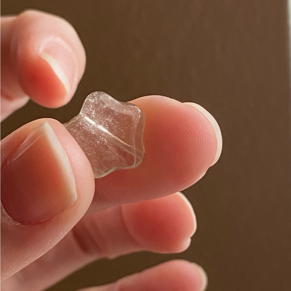 Single Libyan Desert Glass Star Bead 10-12 – Natural Meteorite Impact Glass